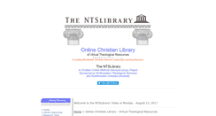 Desktop Screenshot of ntslibrary.com